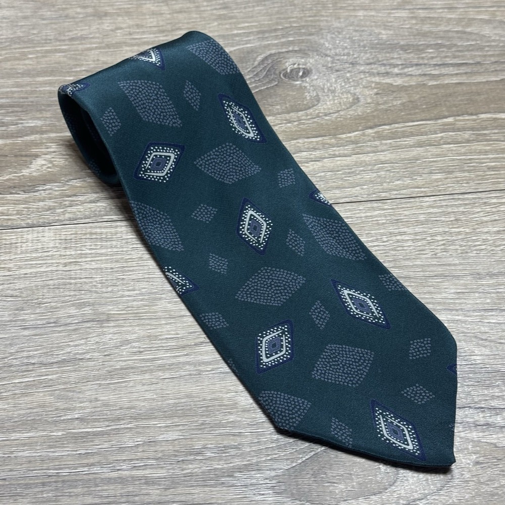 Robert Stewart Handmade Luxury 100% Silk Neck Tie‎ for Men 60" L 3.5" W - Picture 7 of 8